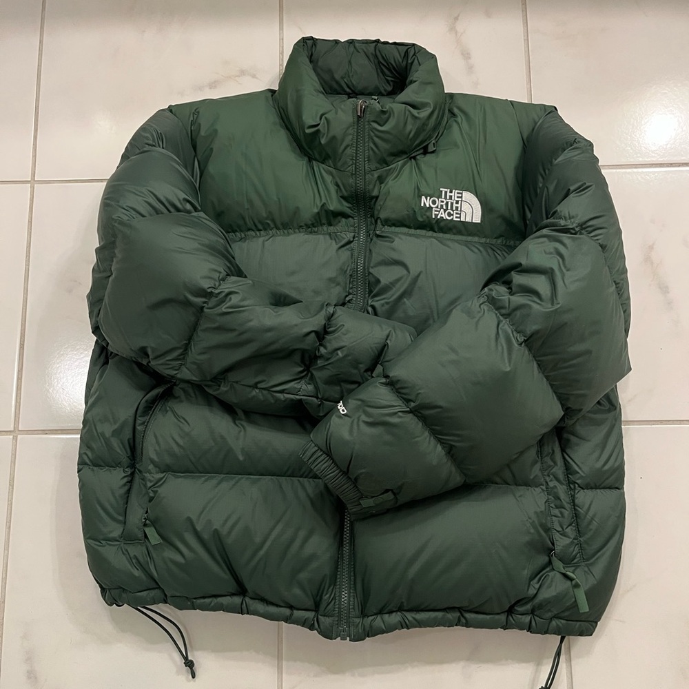 The North Face Forest Green Nuptse Jacket
